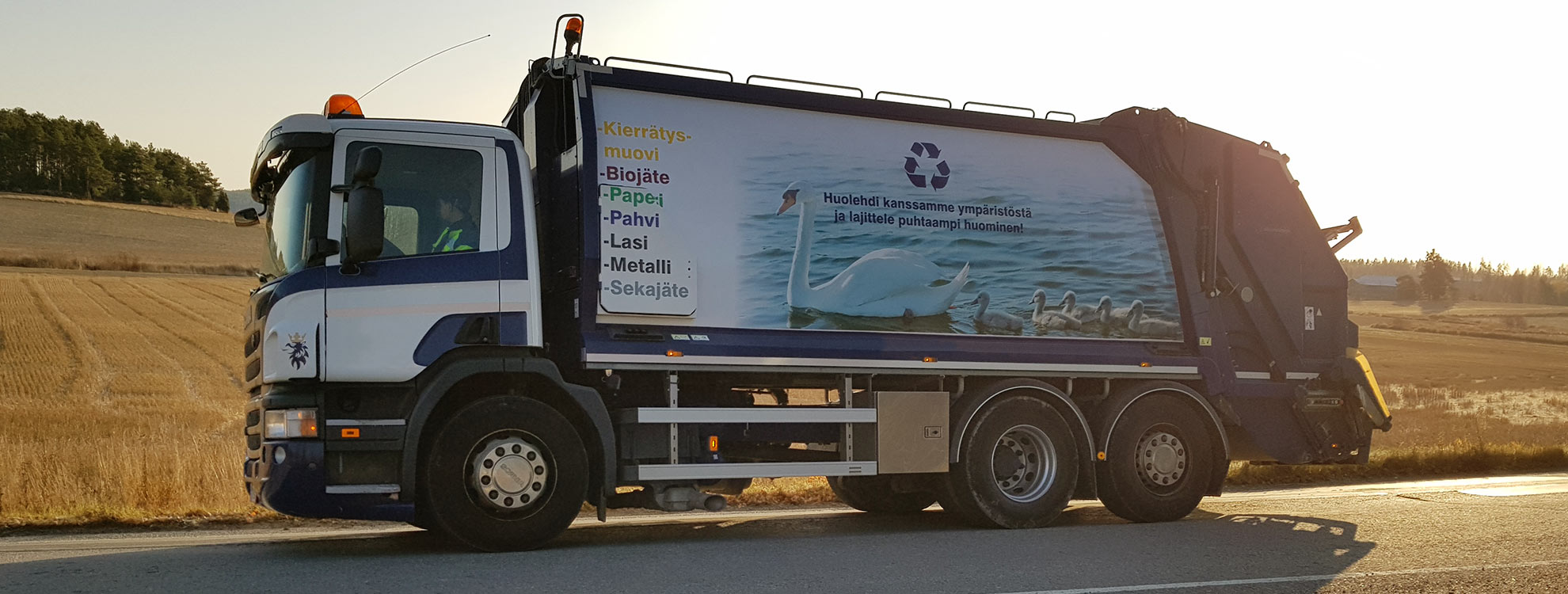 äteautomme kiertävät keräämässä kotitalouksien, taloyhtiöiden ja yritysten jätteitä Sastamalassa, Punkalaitumella ja Huittisissa. 